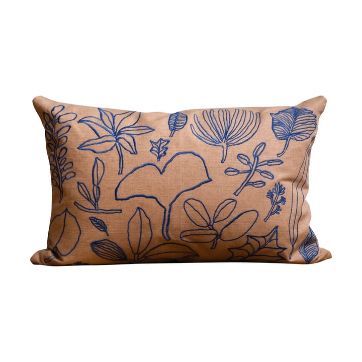 Funda de cojín Botanic 38x58 cm, Brown-blue Fine Little Day