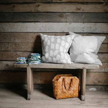 Funda de cojín Dots 48x48 cm - Beige-blanco - Fine Little Day