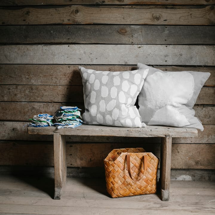 Funda de cojín Dots 48x48 cm, Beige-blanco Fine Little Day