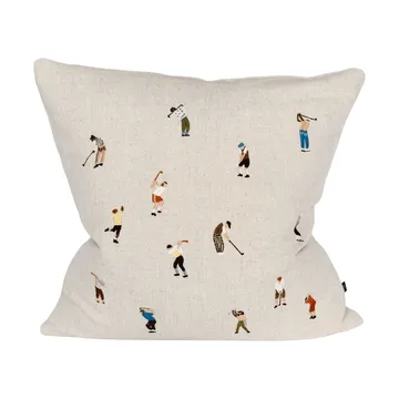 Funda de cojín Golfers 48x48 cm - Natural - Fine Little Day