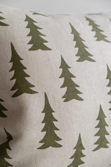 Funda de cojín Gran, mezcla lino - verde oliva - Fine Little Day