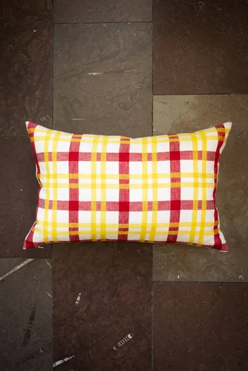 Funda de cojín Grid - Amarillo, 45x45 cm - Fine Little Day