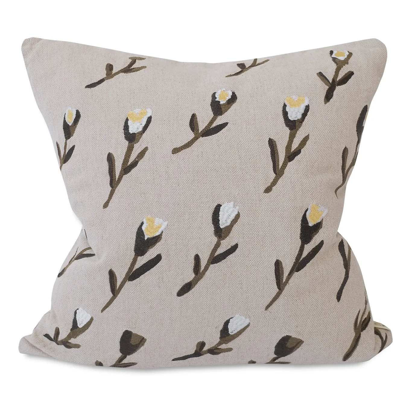 Funda de cojín Meadow 48x48 cm, Beige Fine Little Day