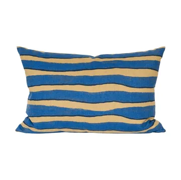 Funda de cojín Rand - Marrón-azul, 48x68 cm - Fine Little Day