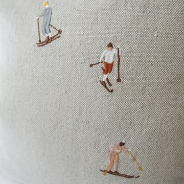 Funda de cojín Skiers 48x48 cm - natural - Fine Little Day