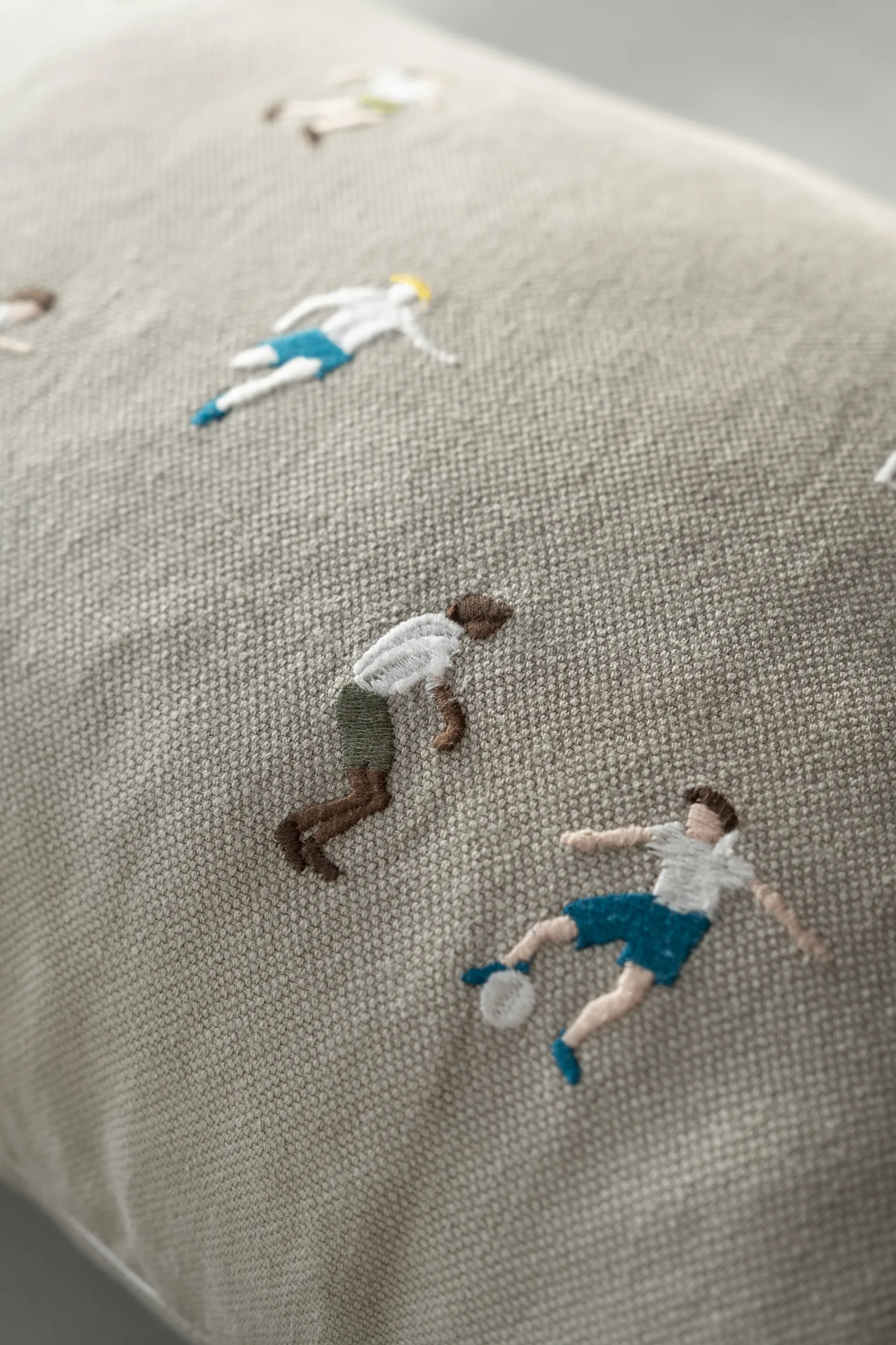 Funda de cojín Soccer Pieboll 58x38 cm, Mix-natural Fine Little Day