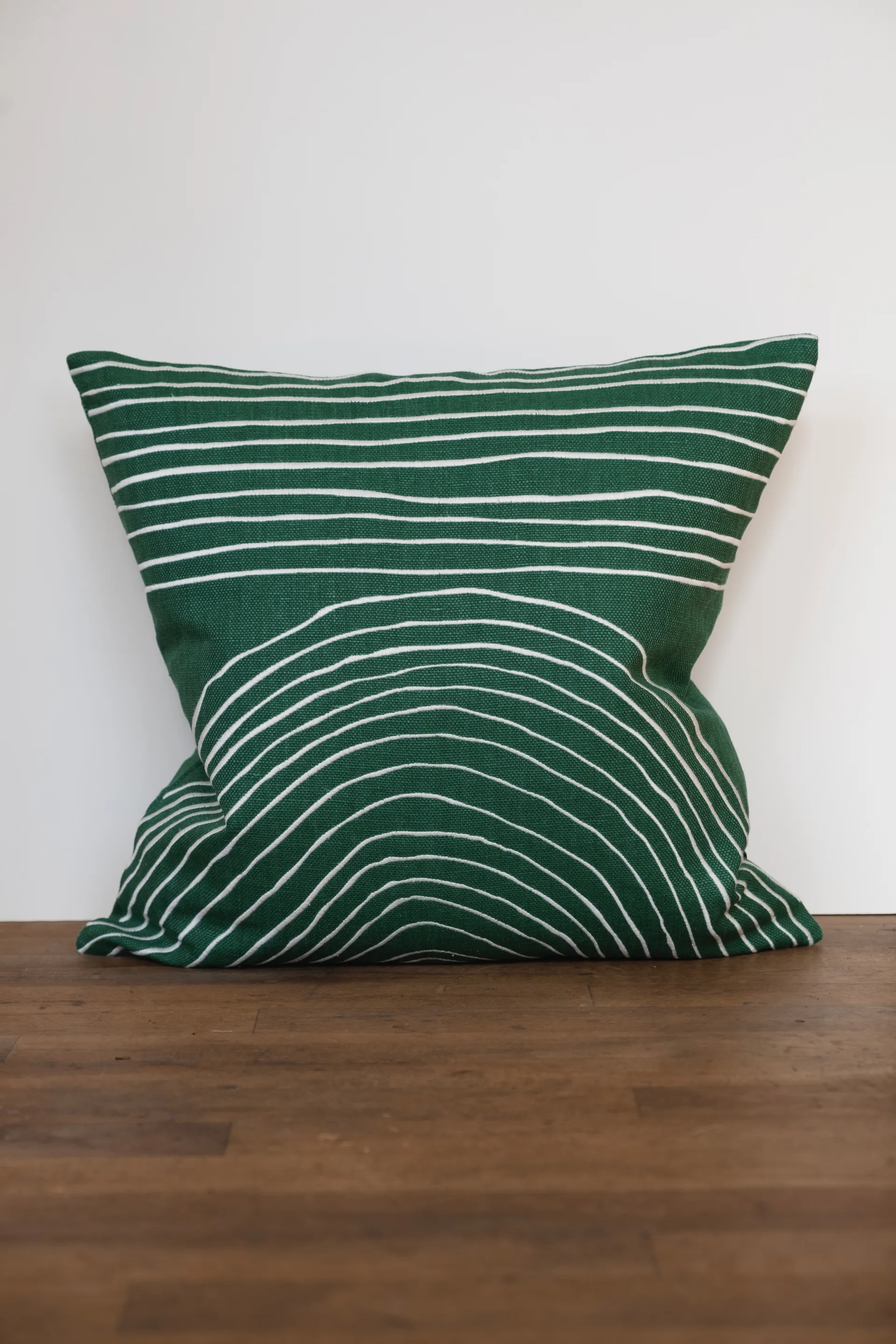 Funda de cojín Strå 48x48 cm, Green Fine Little Day