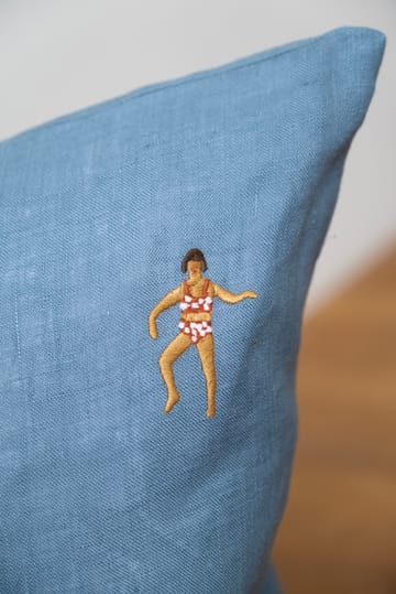 Funda de cojín Swimmers 45x45 cm - Blue - Fine Little Day