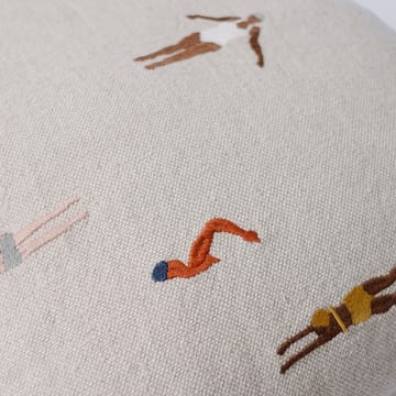 Funda de cojín Swimmers 48x48 cm - Beige - Fine Little Day