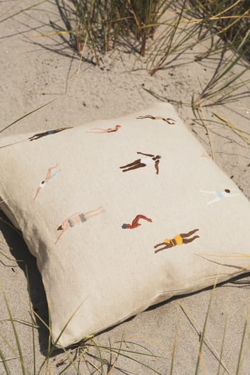 Funda de cojín Swimmers 48x48 cm - Beige - Fine Little Day