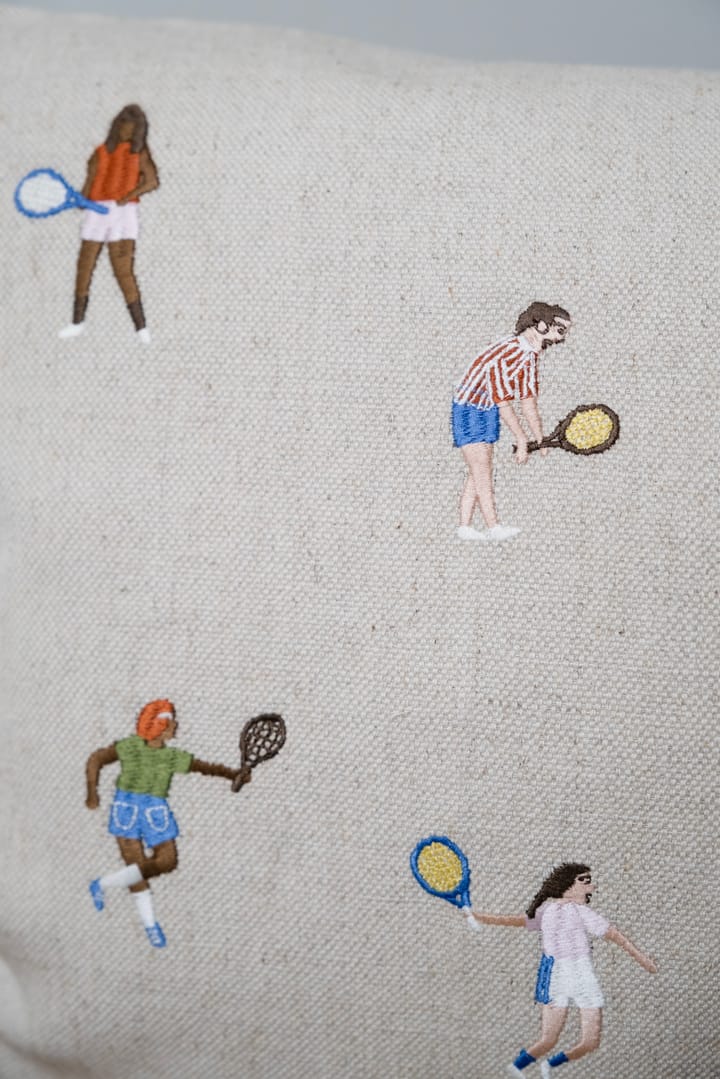Funda de cojín Tennis 48x48cm, Nature Fine Little Day