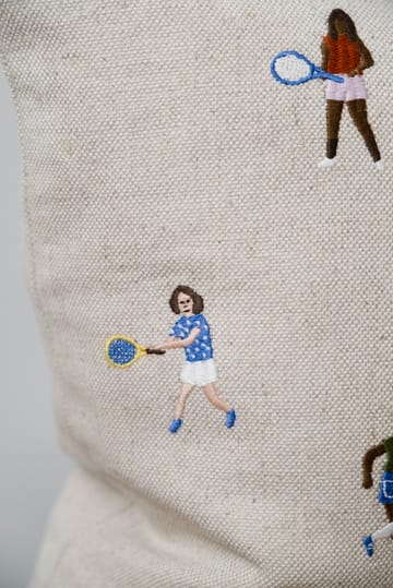 Funda de cojín Tennis 48x48cm - Nature - Fine Little Day