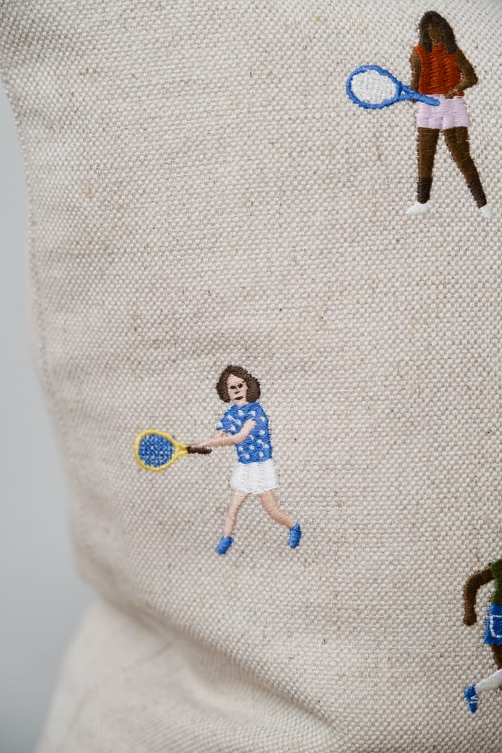 Funda de cojín Tennis 48x48cm, Nature Fine Little Day