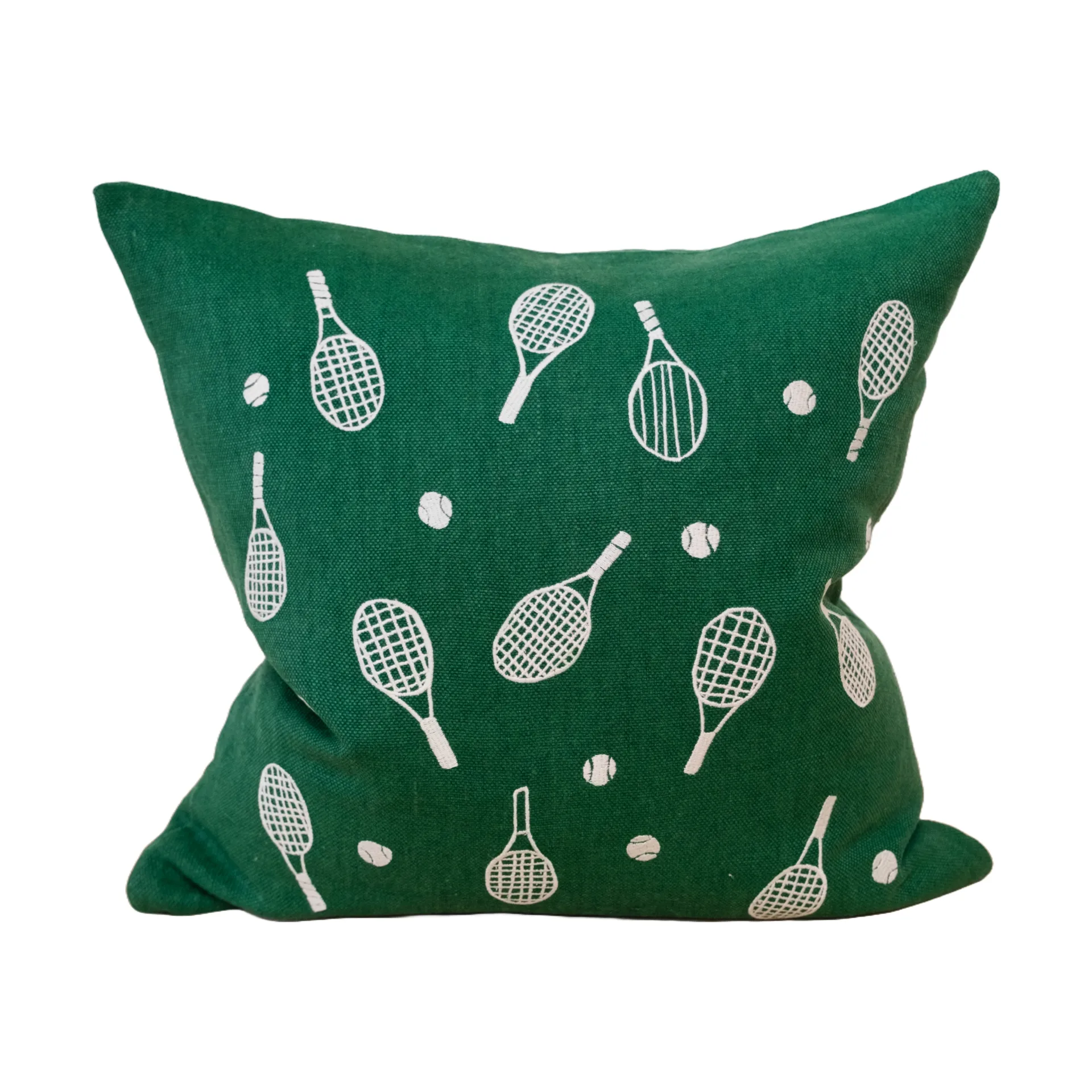 Funda de cojín Tennisracket 48x48 cm, Green Fine Little Day