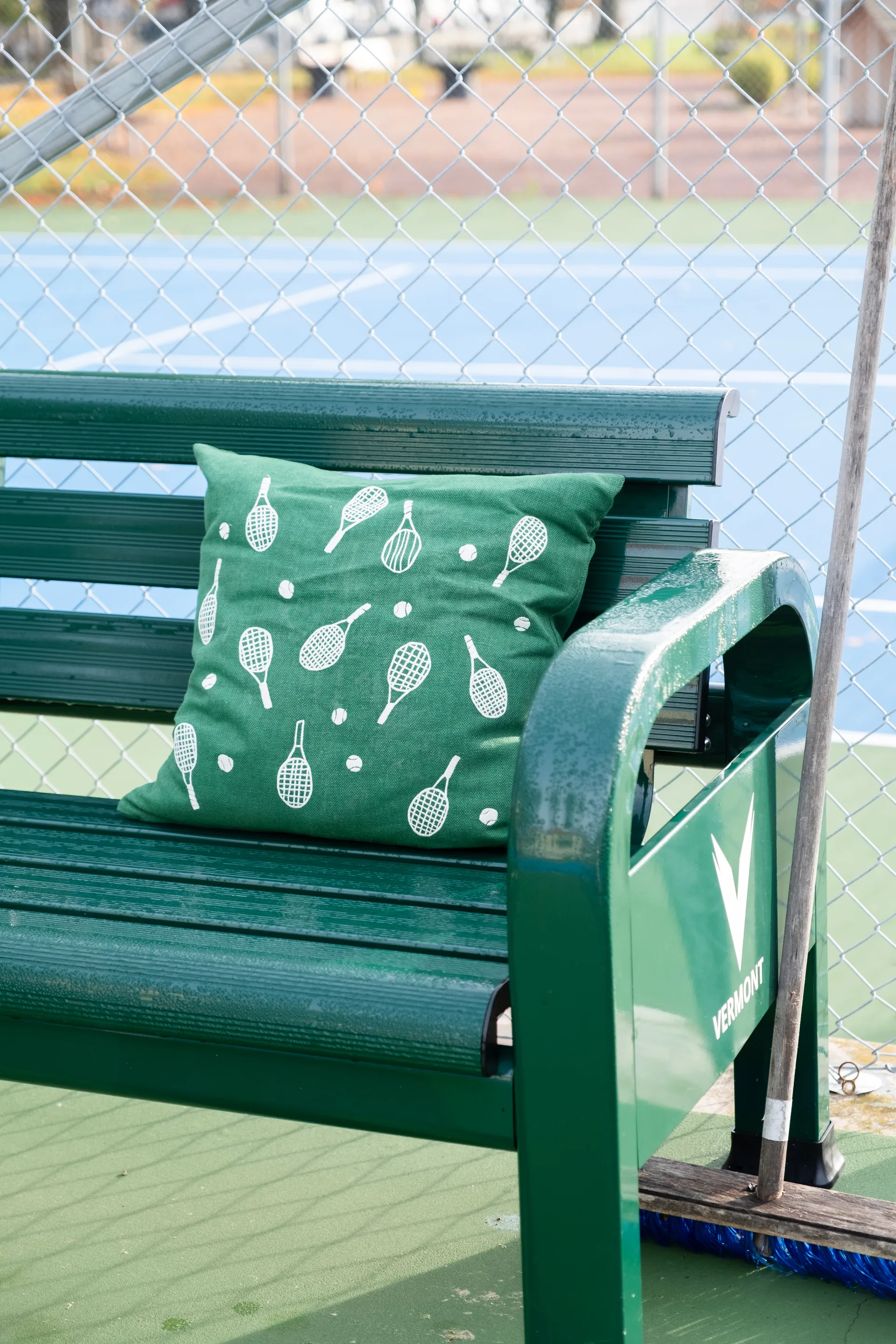 Funda de cojín Tennisracket 48x48 cm, Green Fine Little Day