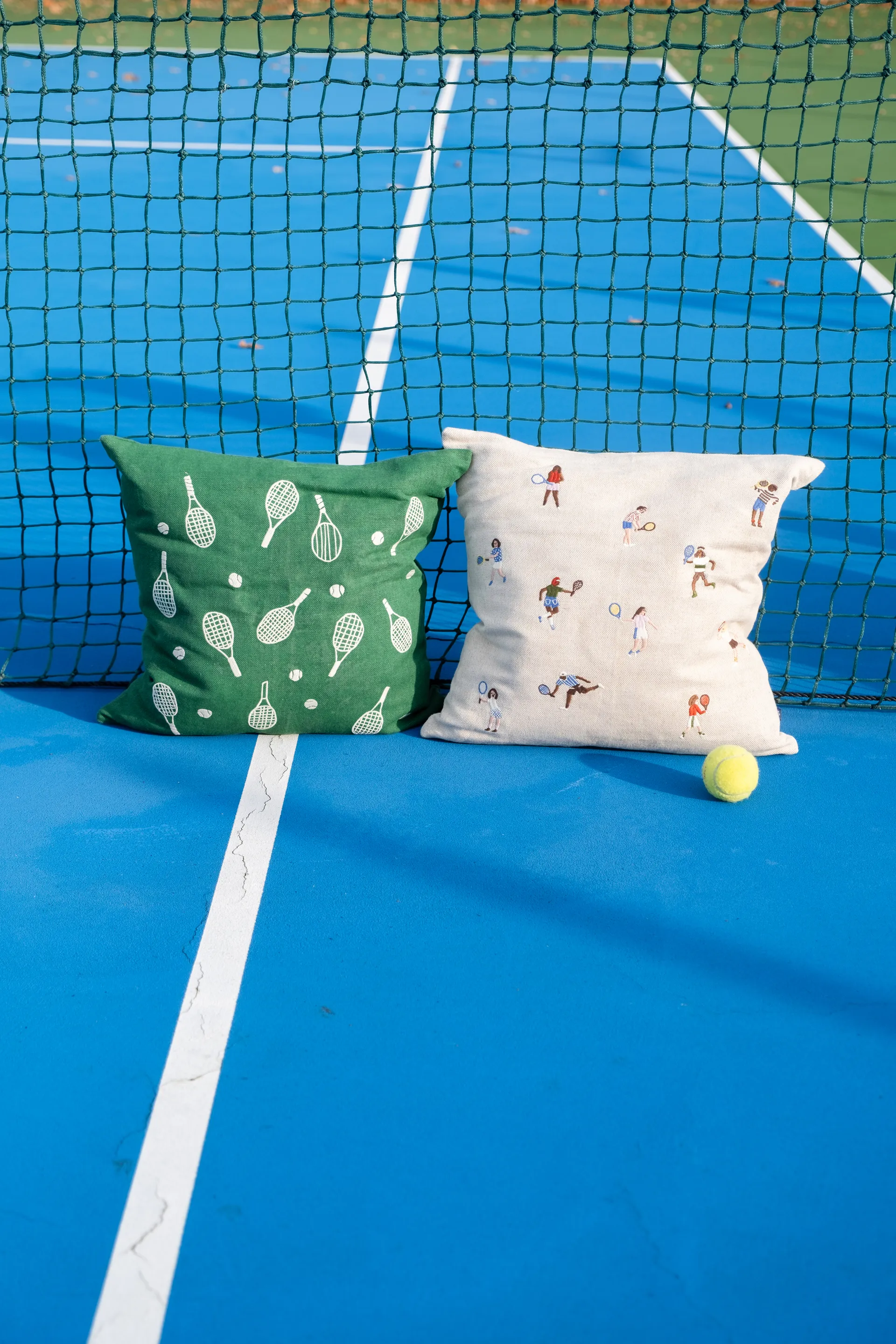 Funda de cojín Tennisracket 48x48 cm, Green Fine Little Day