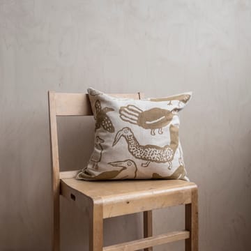 Funda de cojín Tori 48x48 cm - Natural-mostaza - Fine Little Day