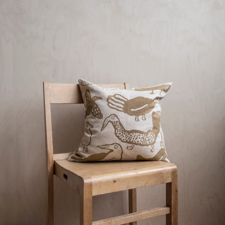 Funda de cojín Tori 48x48 cm, Natural-mostaza Fine Little Day