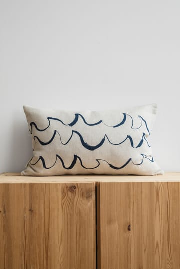 Funda de cojín Wave 38x58 cm - azul - Fine Little Day