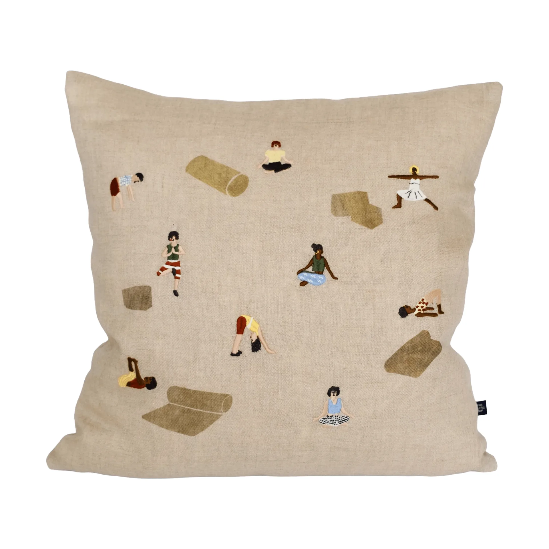 Funda de cojín Yoga, Natural, 45x45 cm Fine Little Day