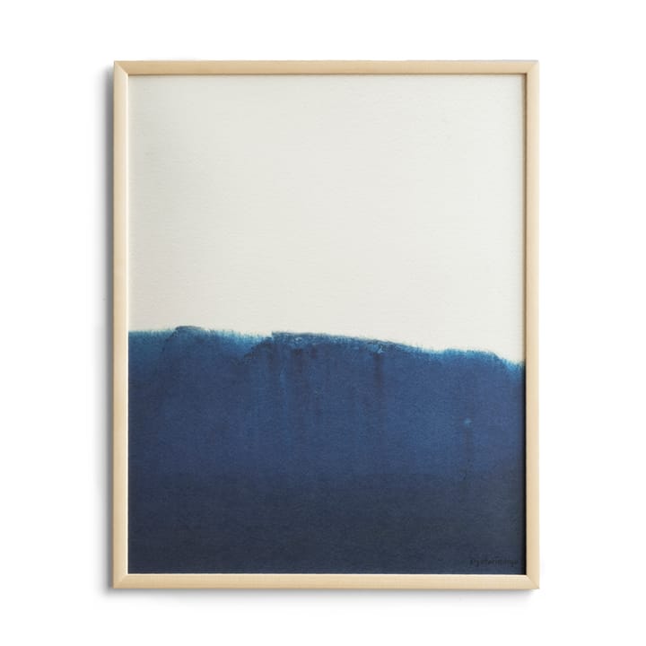 Lámina Dyeforindigo ocean 1 40x50 cm, azul-blanco Fine Little Day