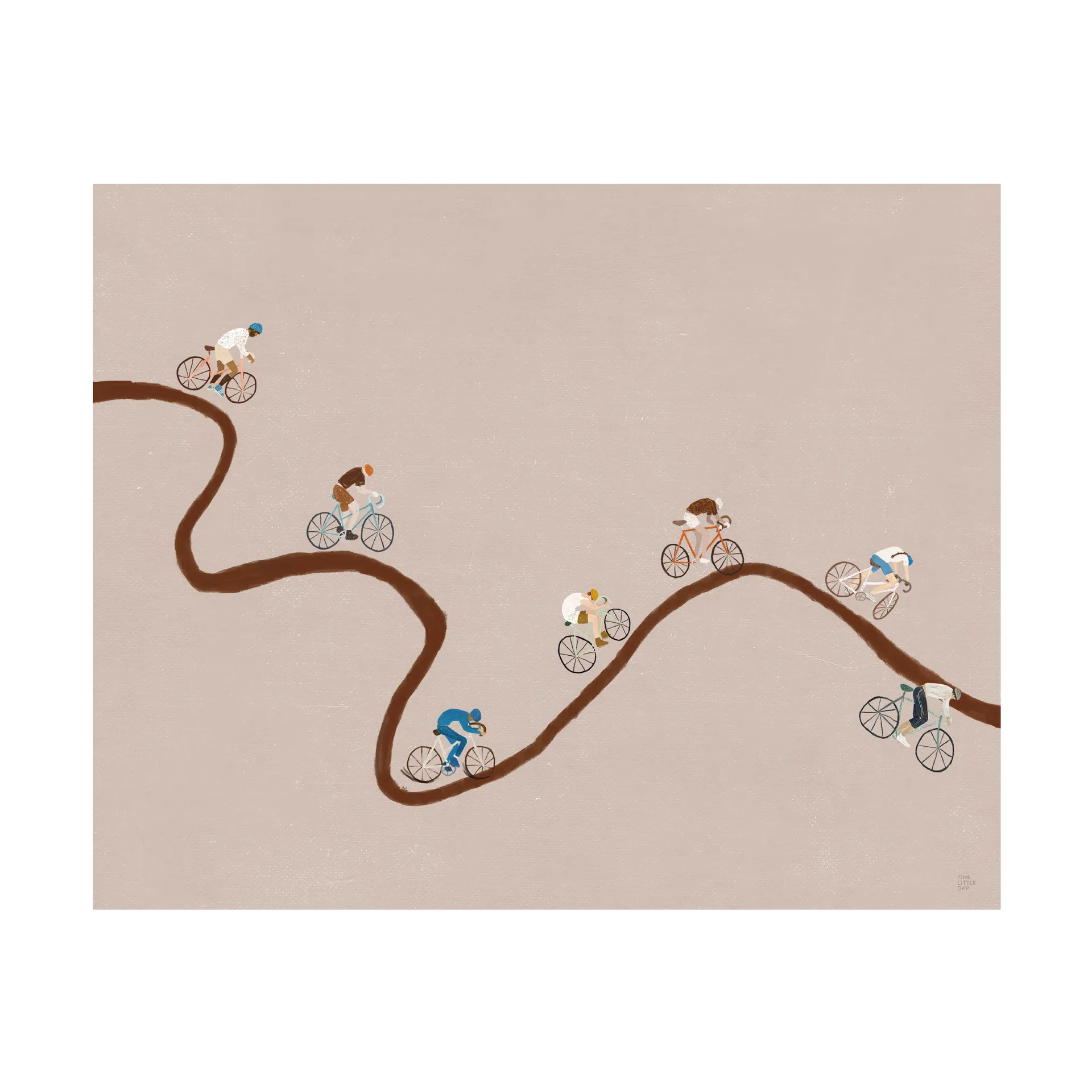 Lámina Giro, Beige, 50x40 cm Fine Little Day