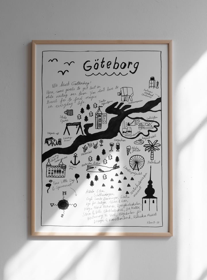 Lámina Göteborg, 50x70 cm Fine Little Day