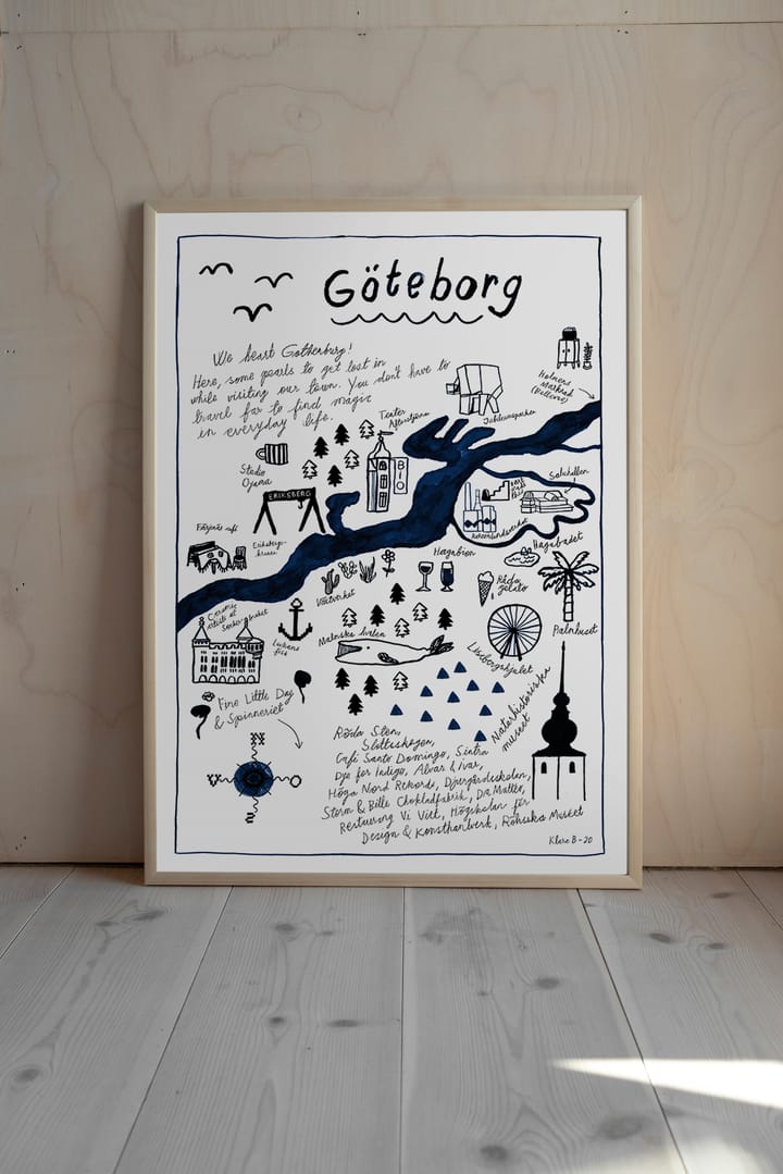 Lámina Göteborg, 50x70 cm Fine Little Day
