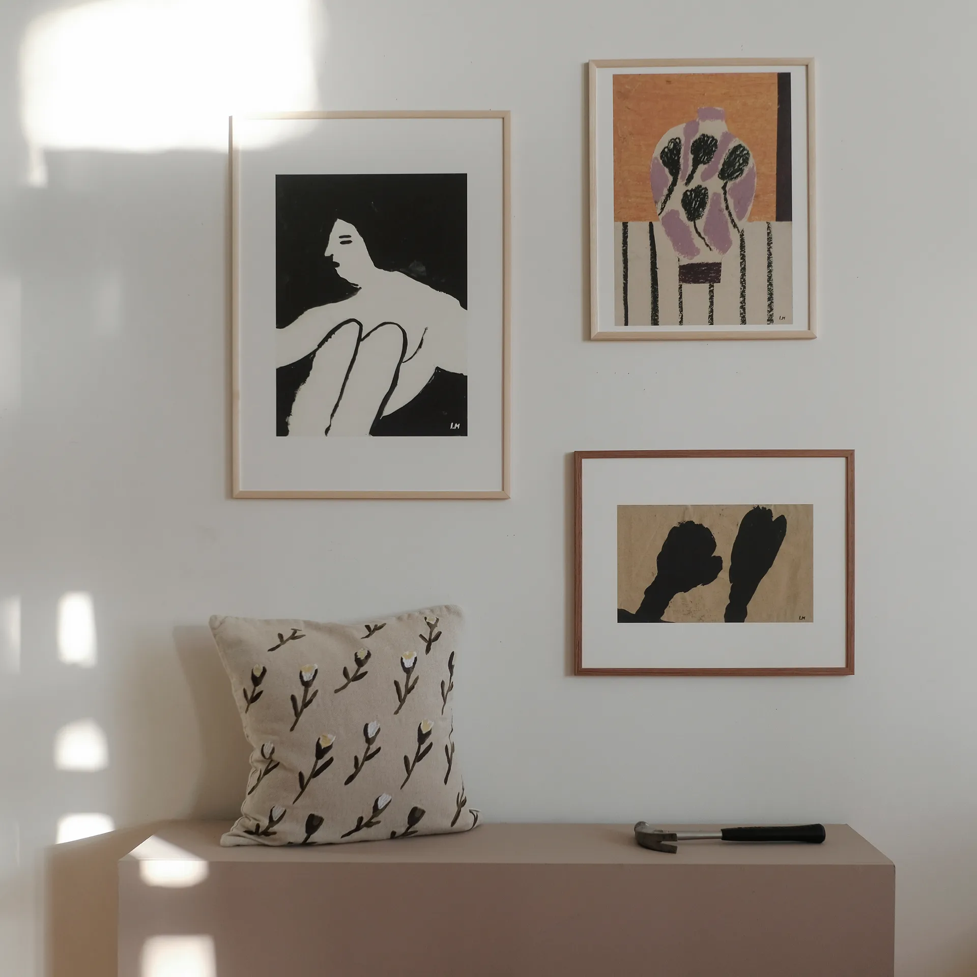 Lámina Grandem 40x50 cm, blanco Fine Little Day