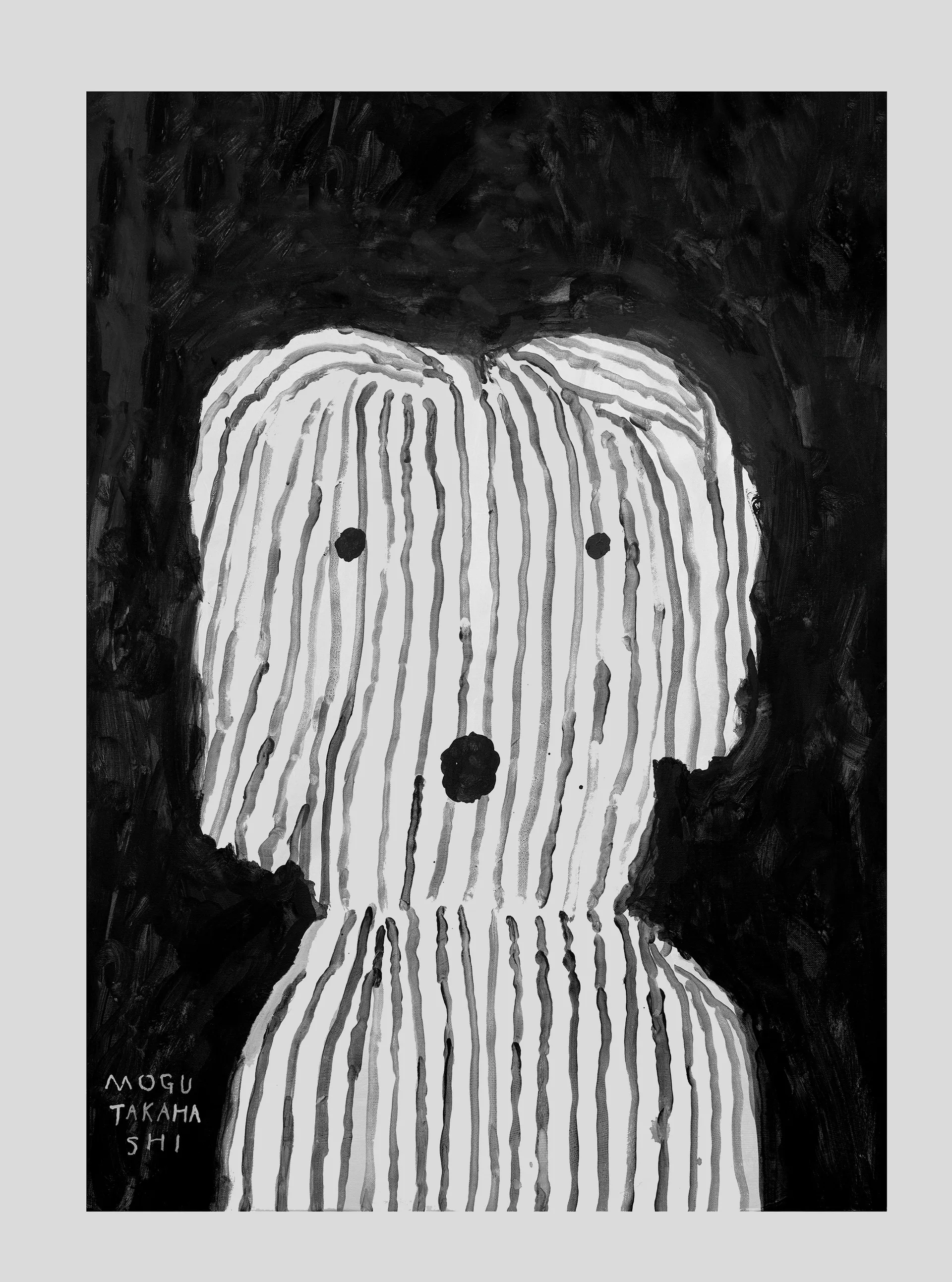 Lámina Jaxx 50x70 cm, gris-blanco Fine Little Day