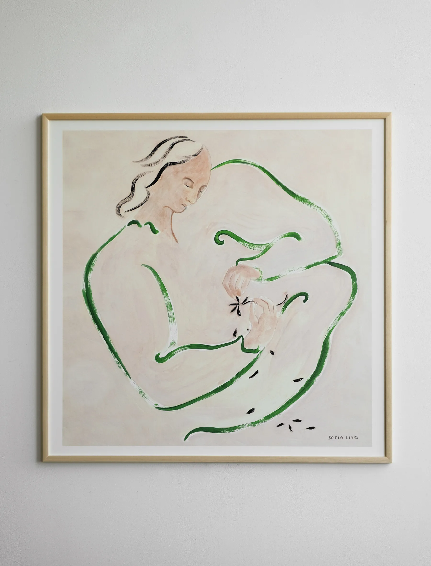 Lámina Love me not, 70x70 cm Fine Little Day