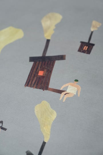 Lámina Sauna - 50x50 cm - Fine Little Day