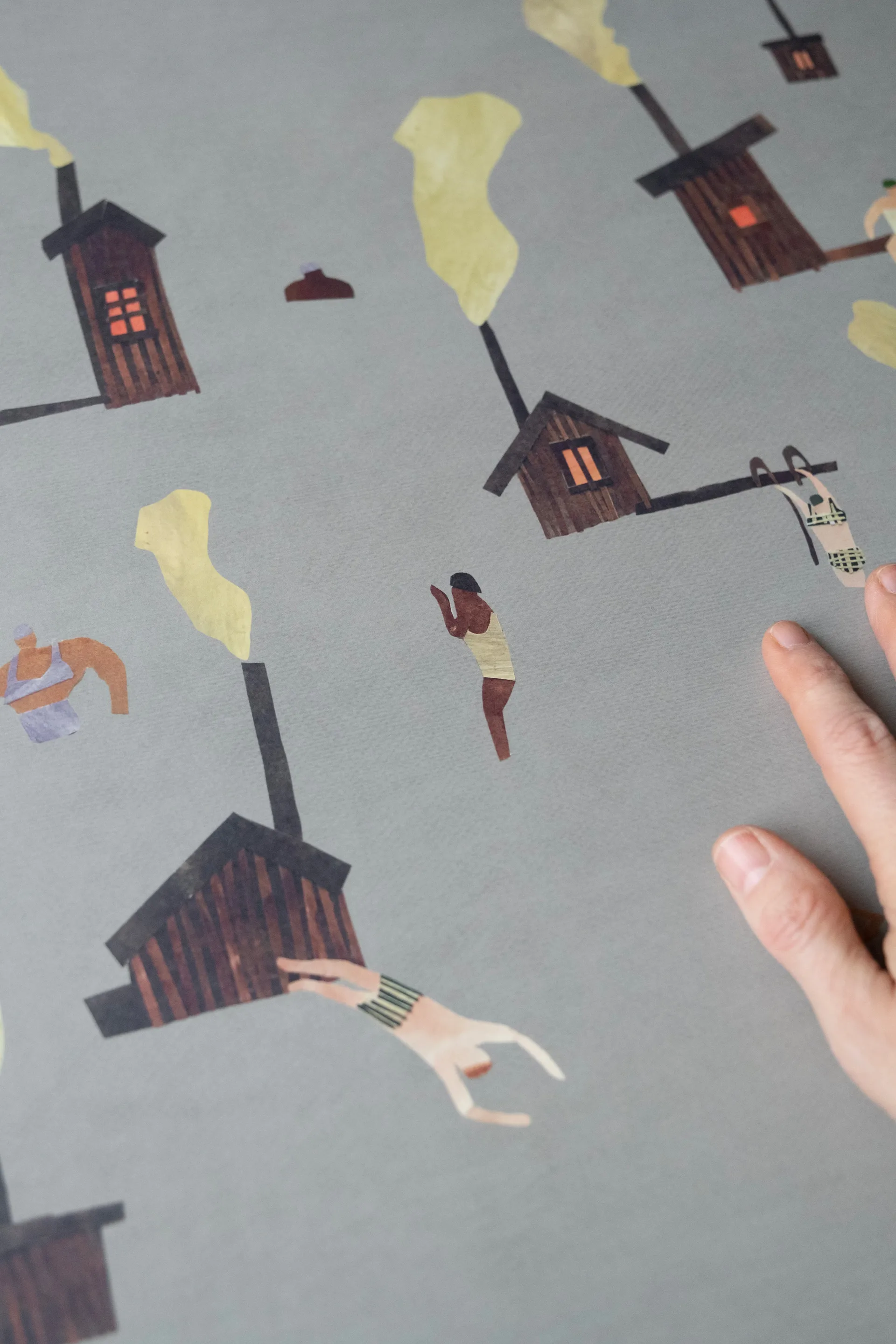 Lámina Sauna, 50x50 cm Fine Little Day