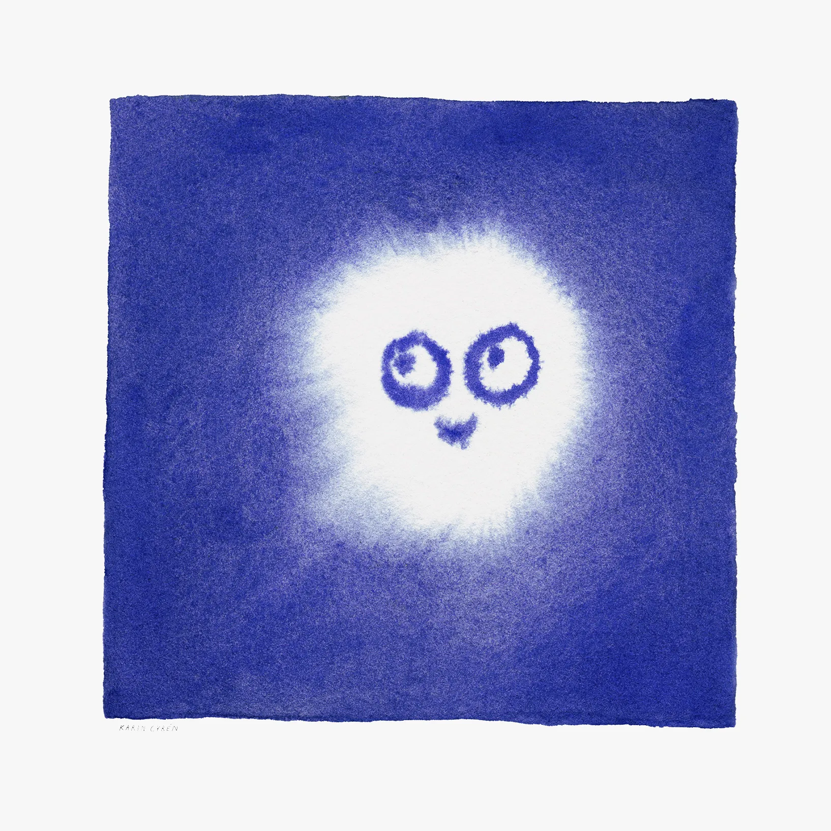 Lámina Tufs 50x50 cm, azul-blanco Fine Little Day