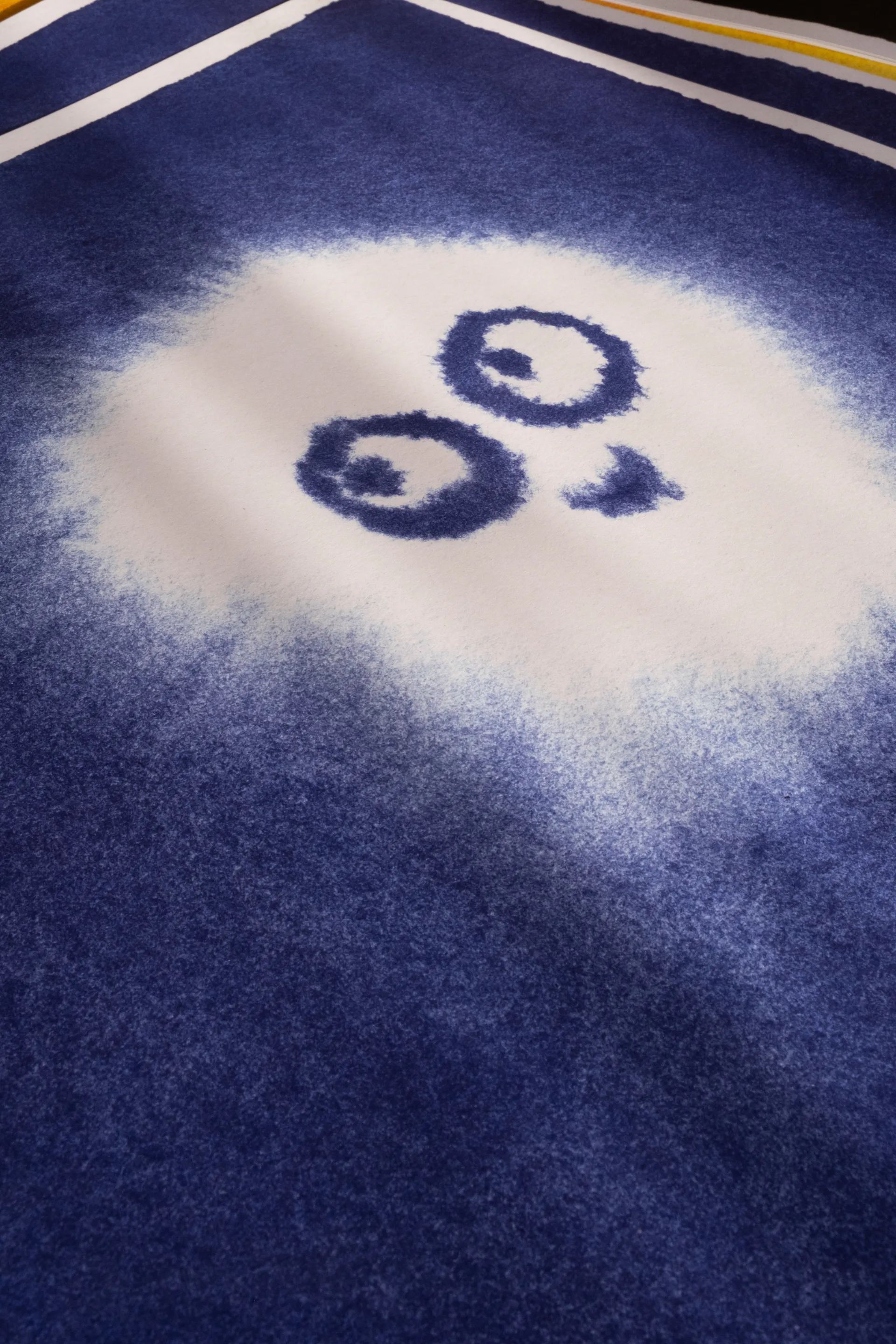 Lámina Tufs 50x50 cm, azul-blanco Fine Little Day