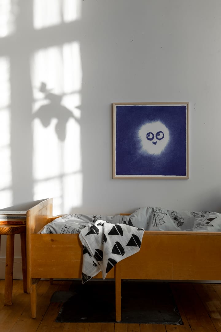 Lámina Tufs 50x50 cm, azul-blanco Fine Little Day