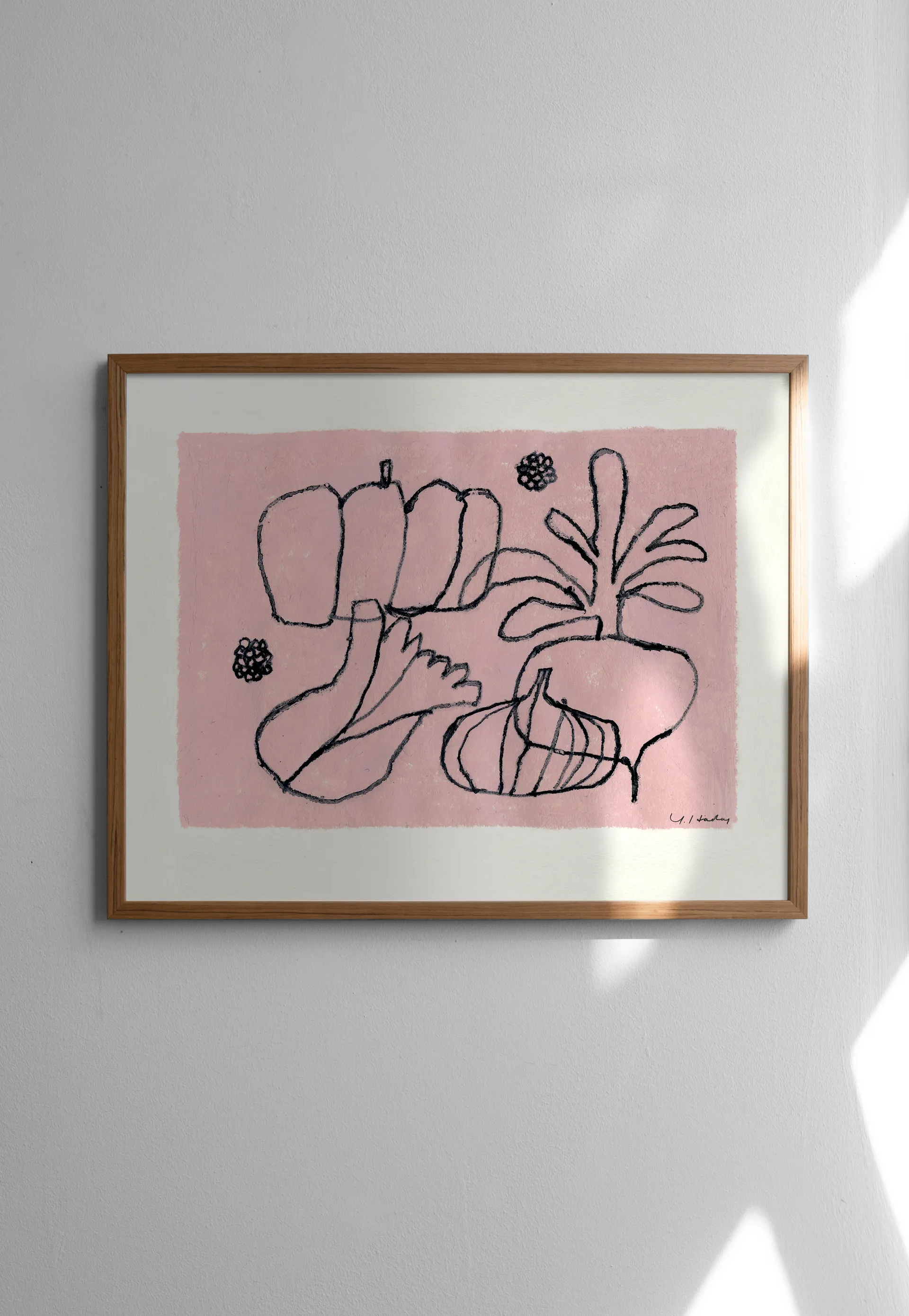 Lámina Vegetable, 40x50 cm Fine Little Day