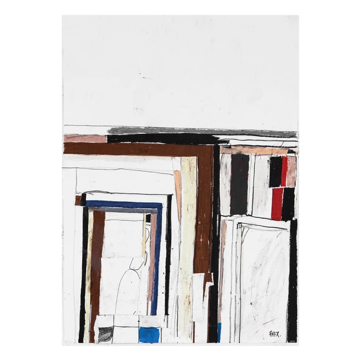 Lámina We only got out at night 50x70 cm - Multi - Fine Little Day