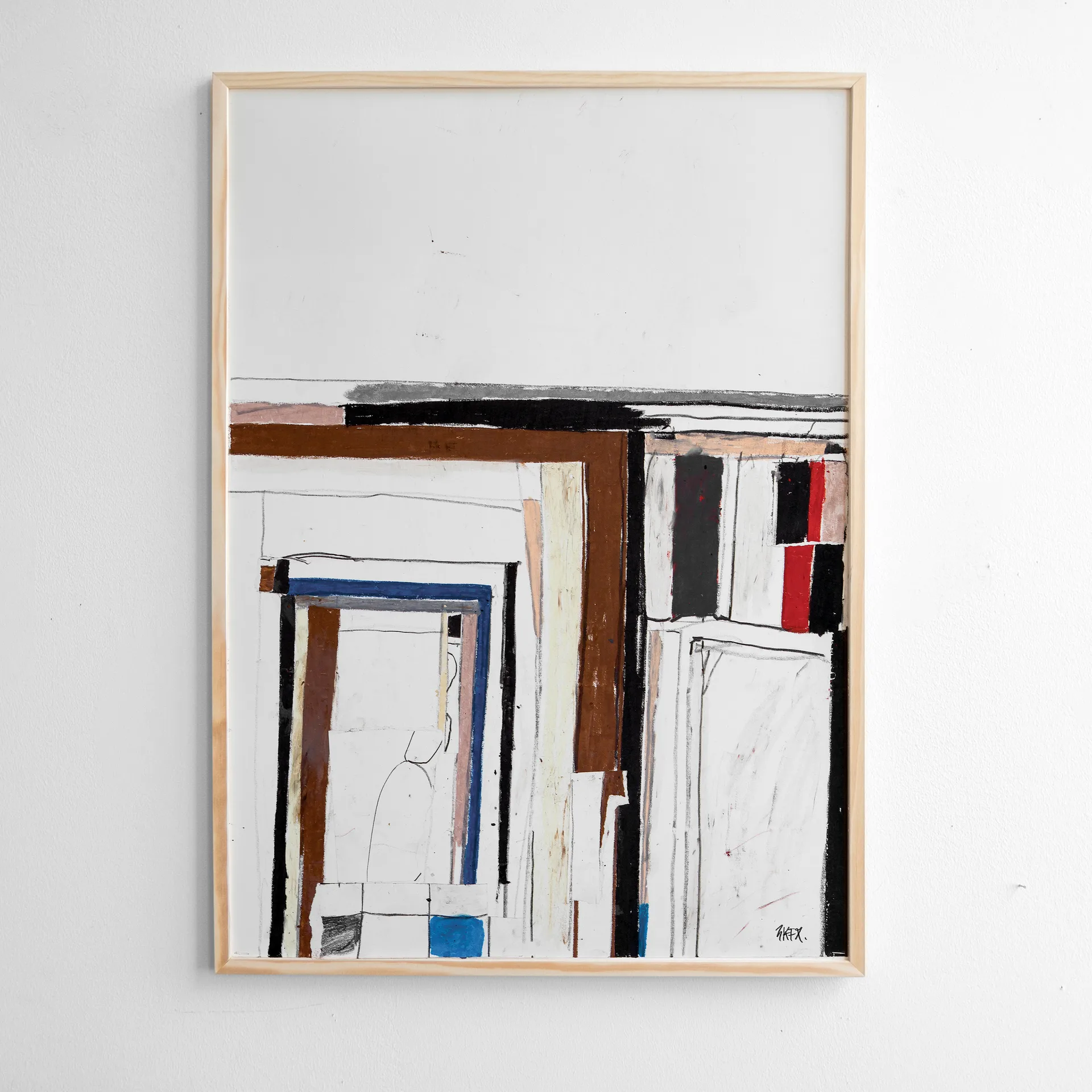 Lámina We only got out at night 50x70 cm, Multi Fine Little Day