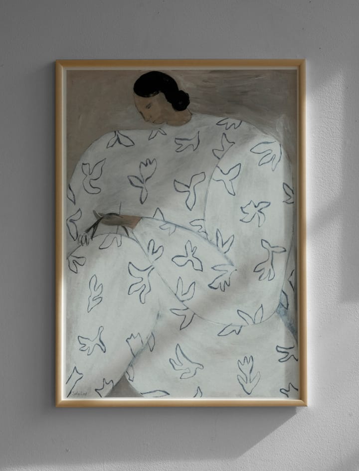 Lámina White Flower 50x70 cm, Nude Fine Little Day