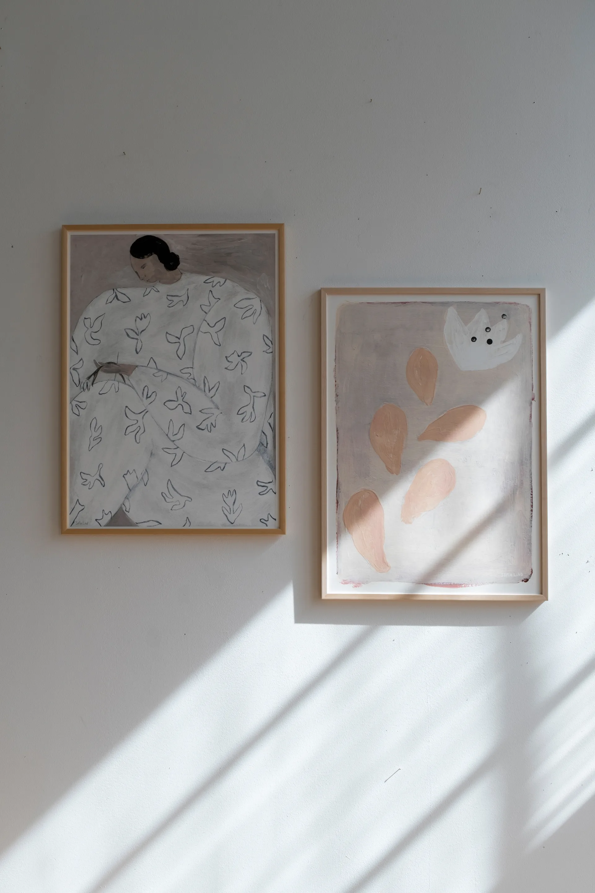 Lámina White Flower 50x70 cm, Nude Fine Little Day