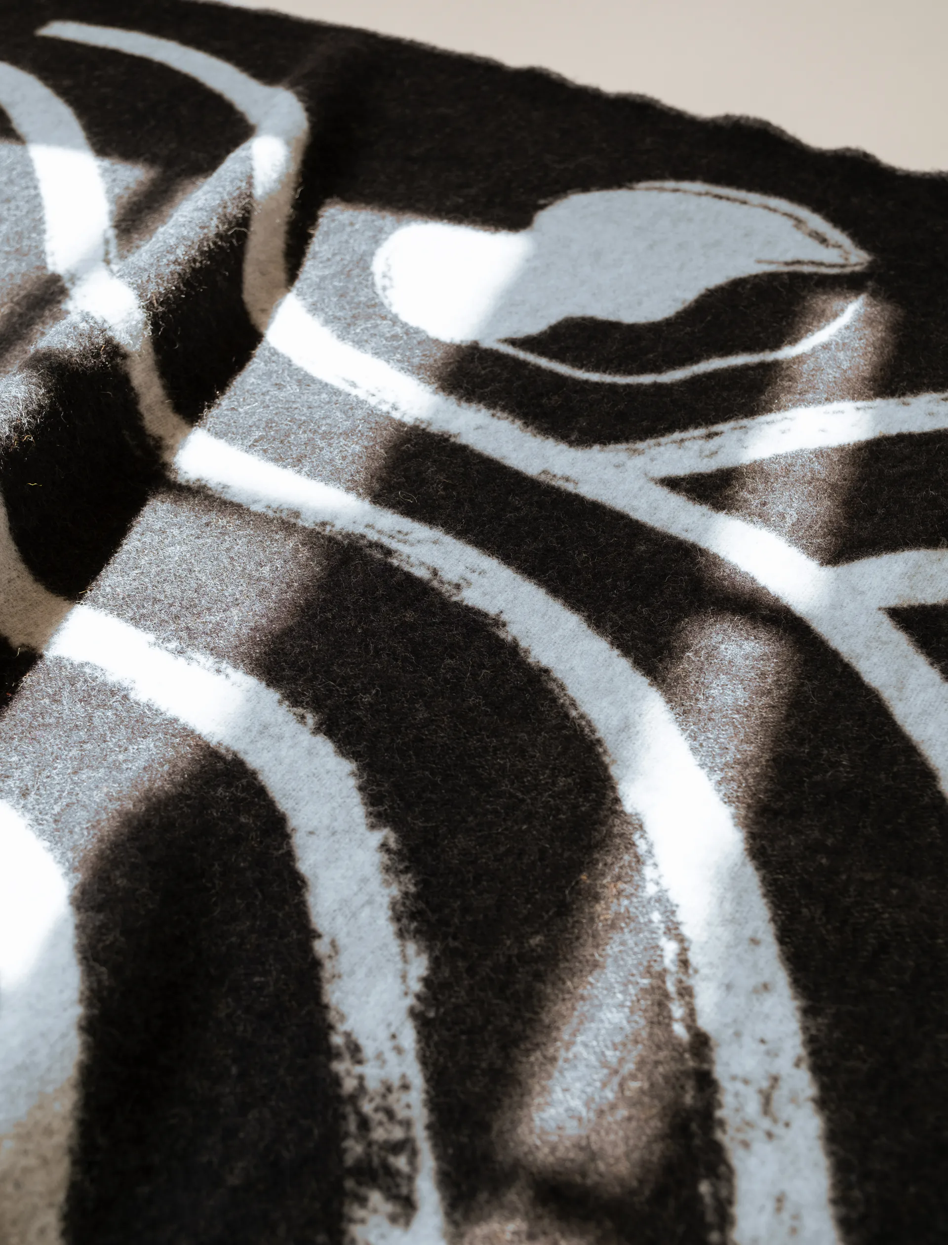 Manta de lana Sofia Lind 130x190 cm, Dovegrey Fine Little Day