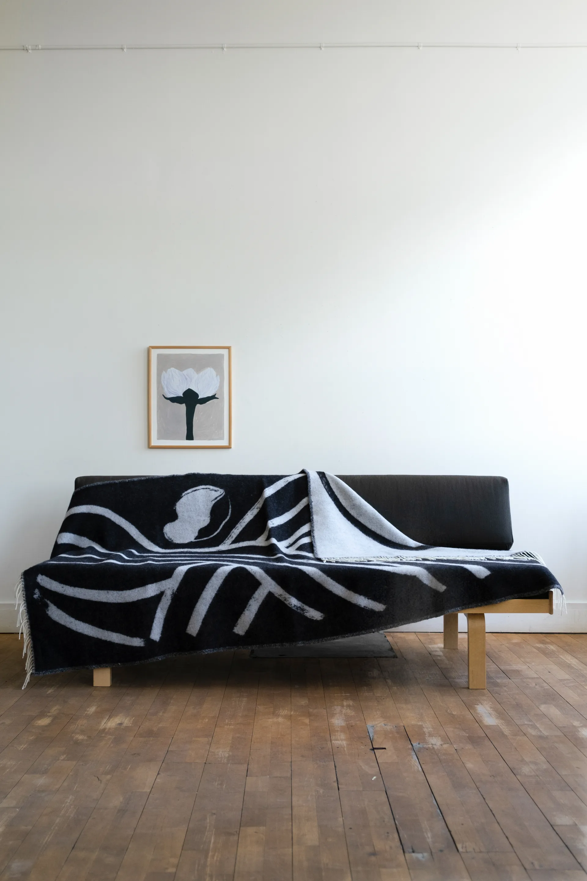 Manta de lana Sofia Lind 130x190 cm, Dovegrey Fine Little Day