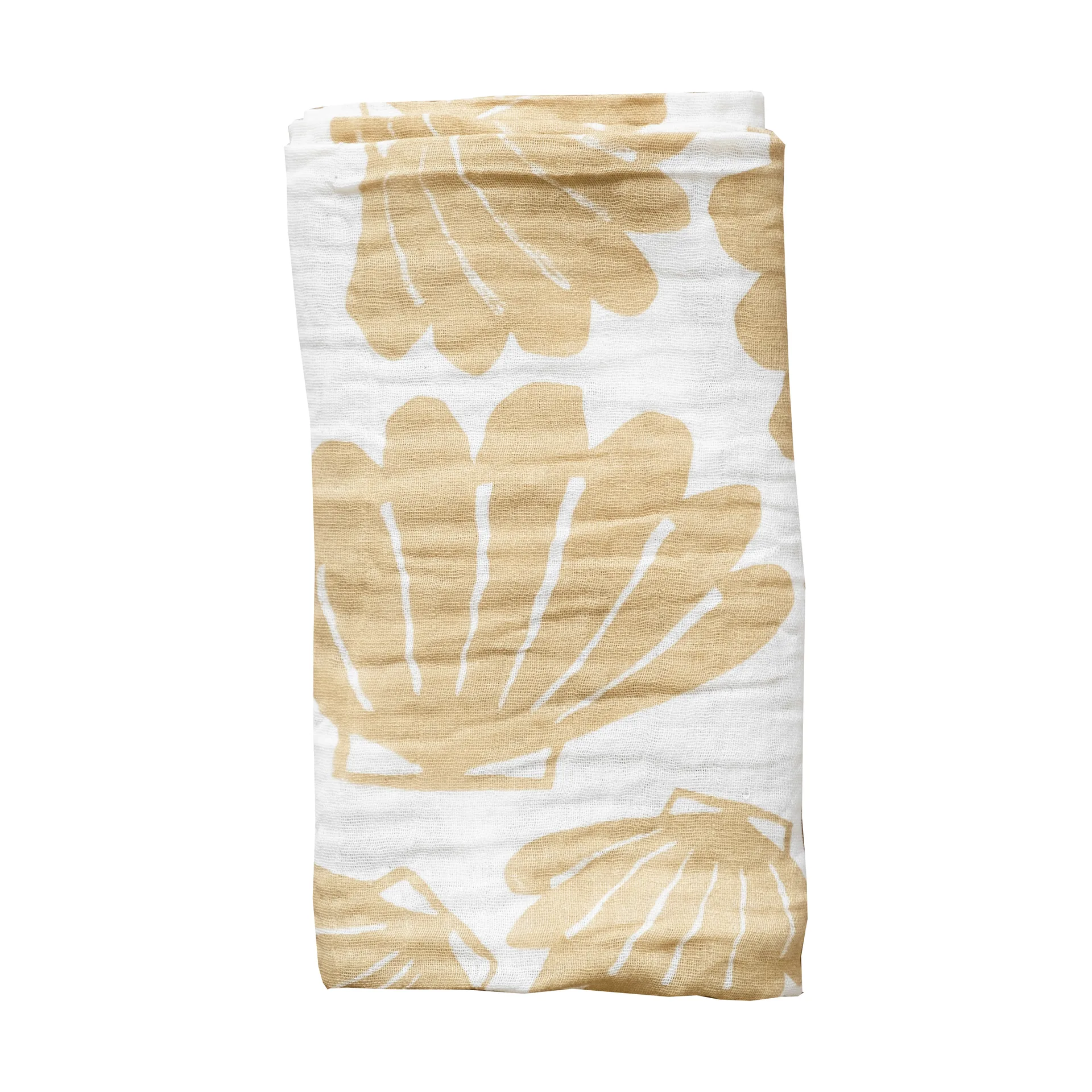 Manta de muselina Snäcka 120x120 cm, Sand Fine Little Day