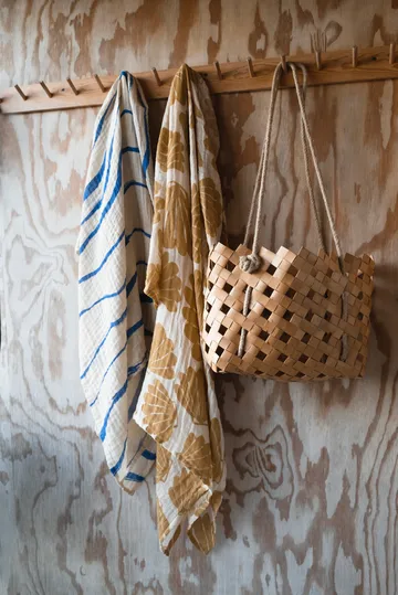 Manta de muselina Snäcka 120x120 cm - Sand - Fine Little Day