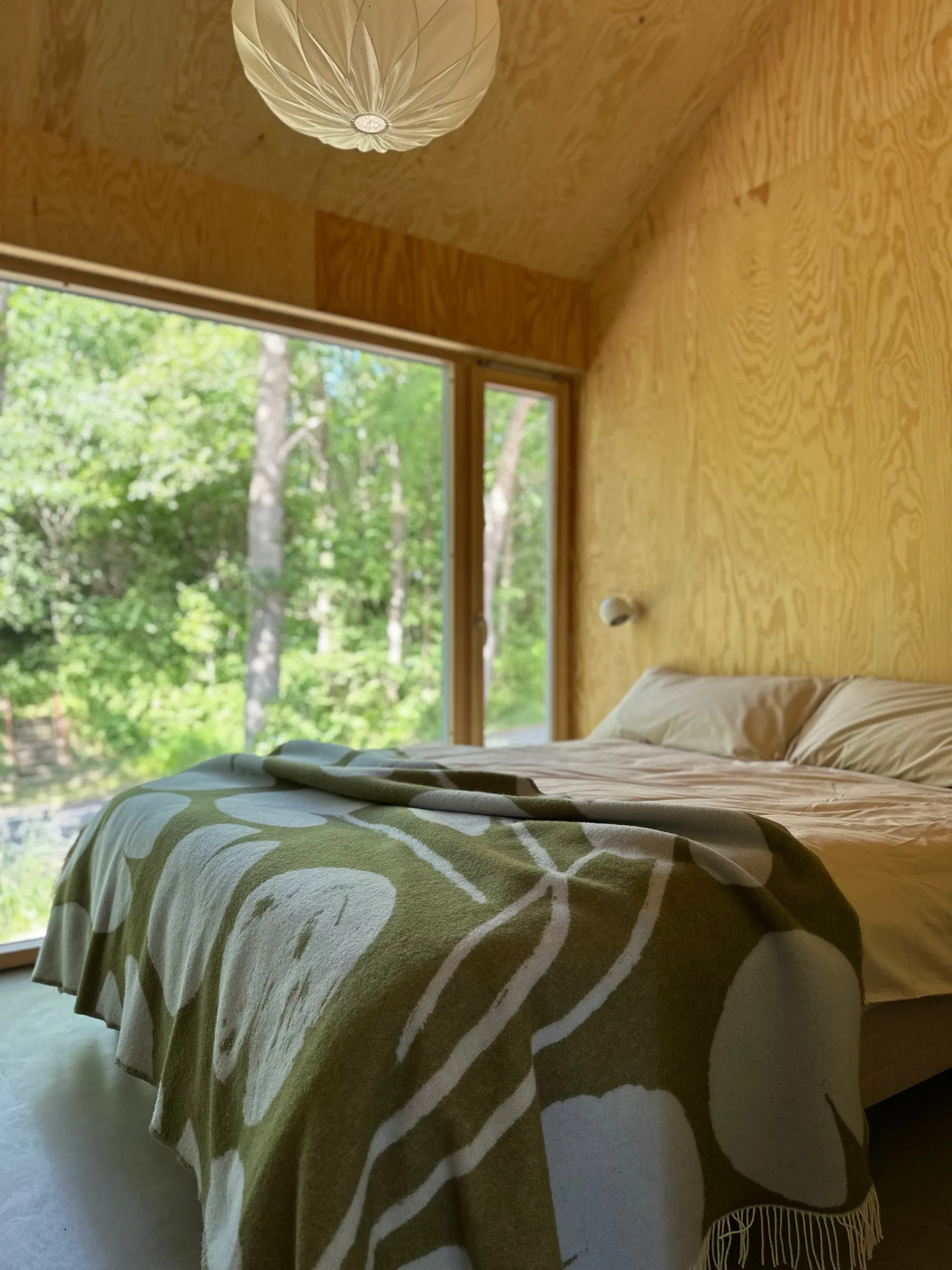 Manta Water lilies 130x220 cm, Blue-green Fine Little Day