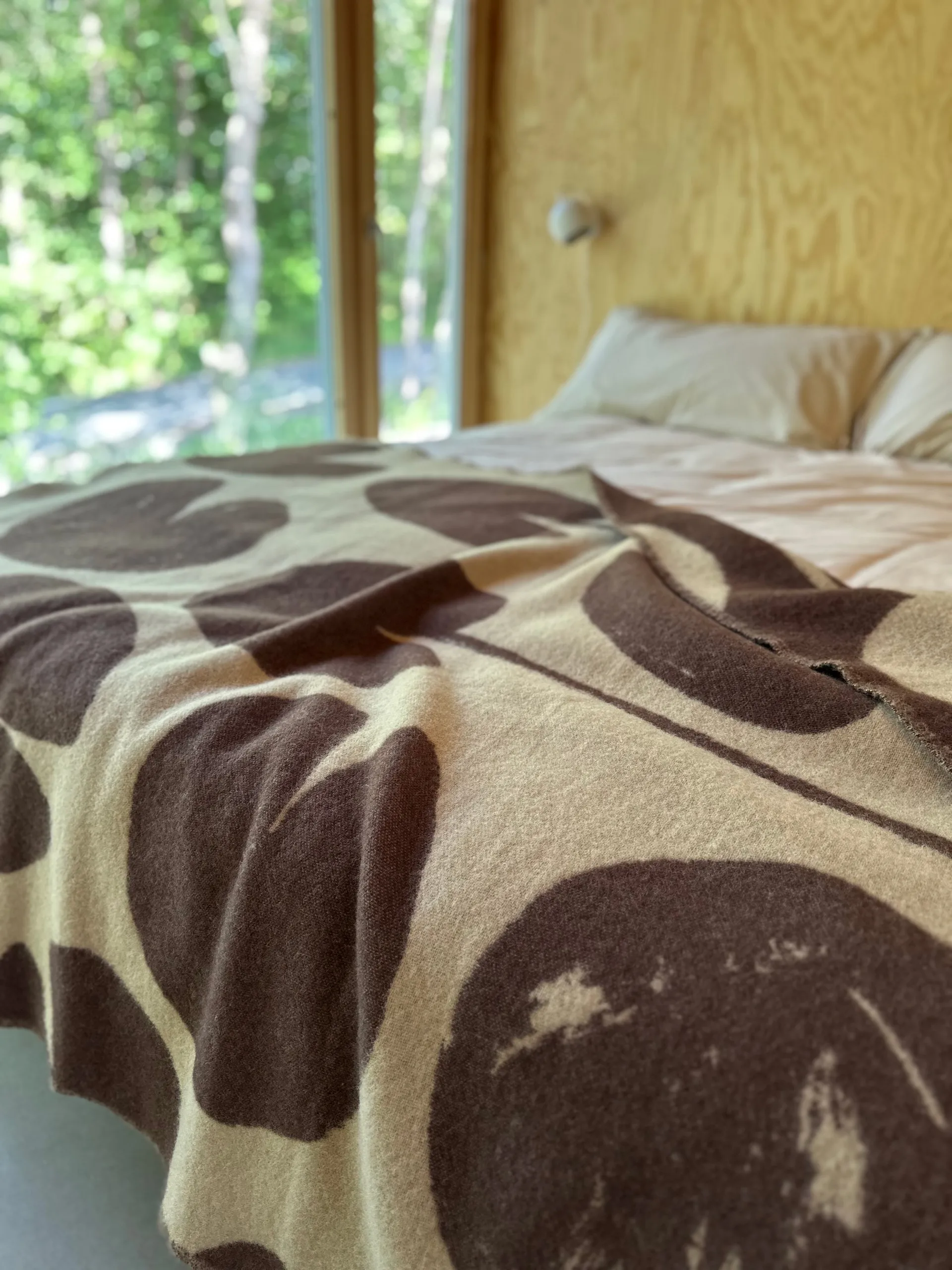 Manta Water lilies 130x220 cm, Brown Fine Little Day