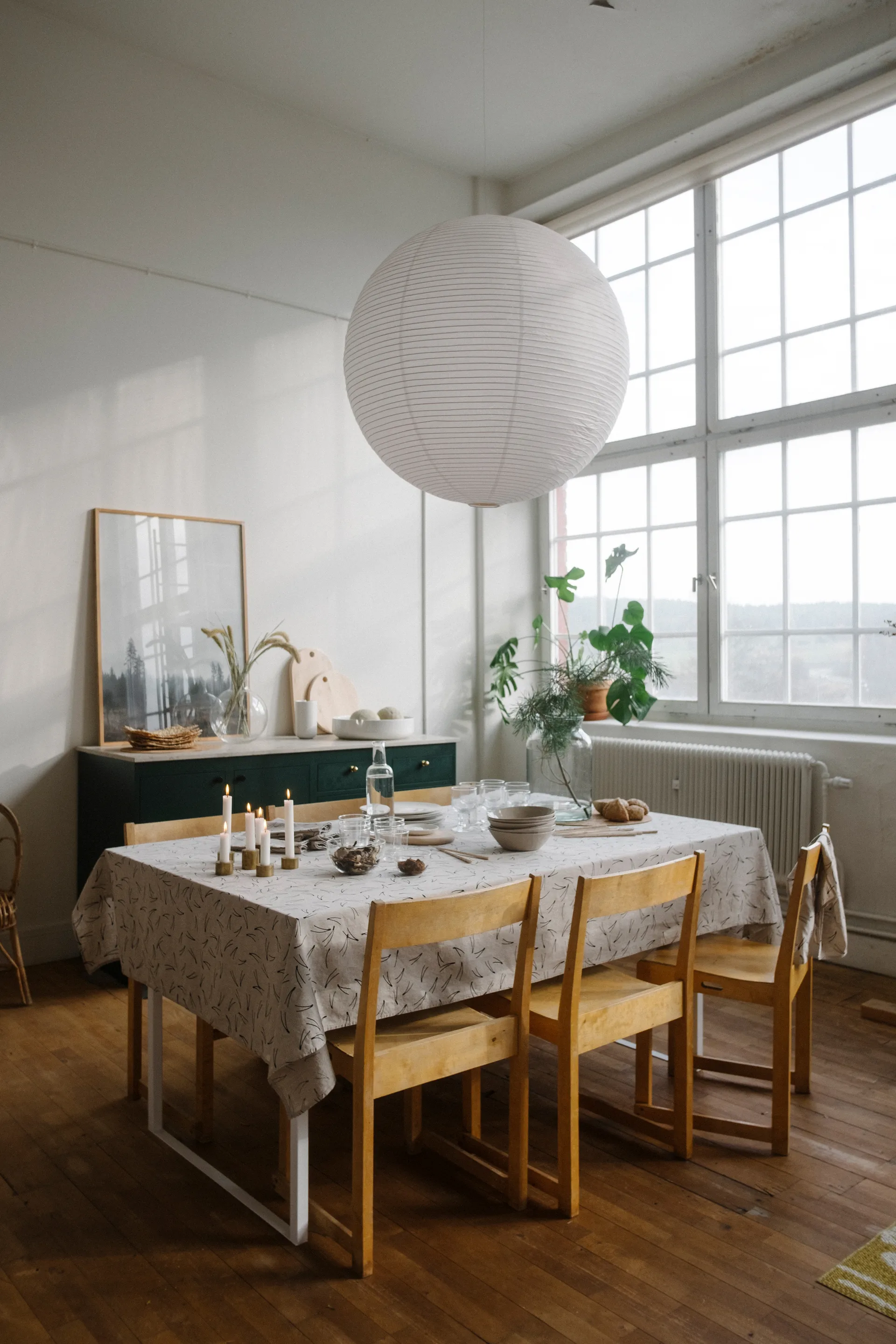 Mantel Barr 137x238 cm, negro-natural Fine Little Day