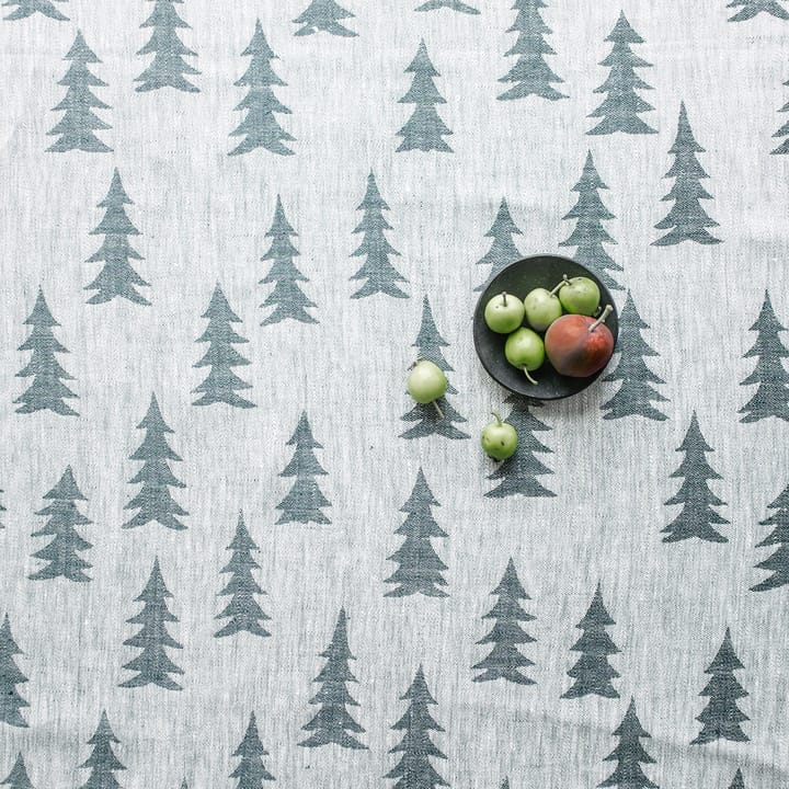 Mantel Gran jacquard 147x250 cm, verde-gris Fine Little Day