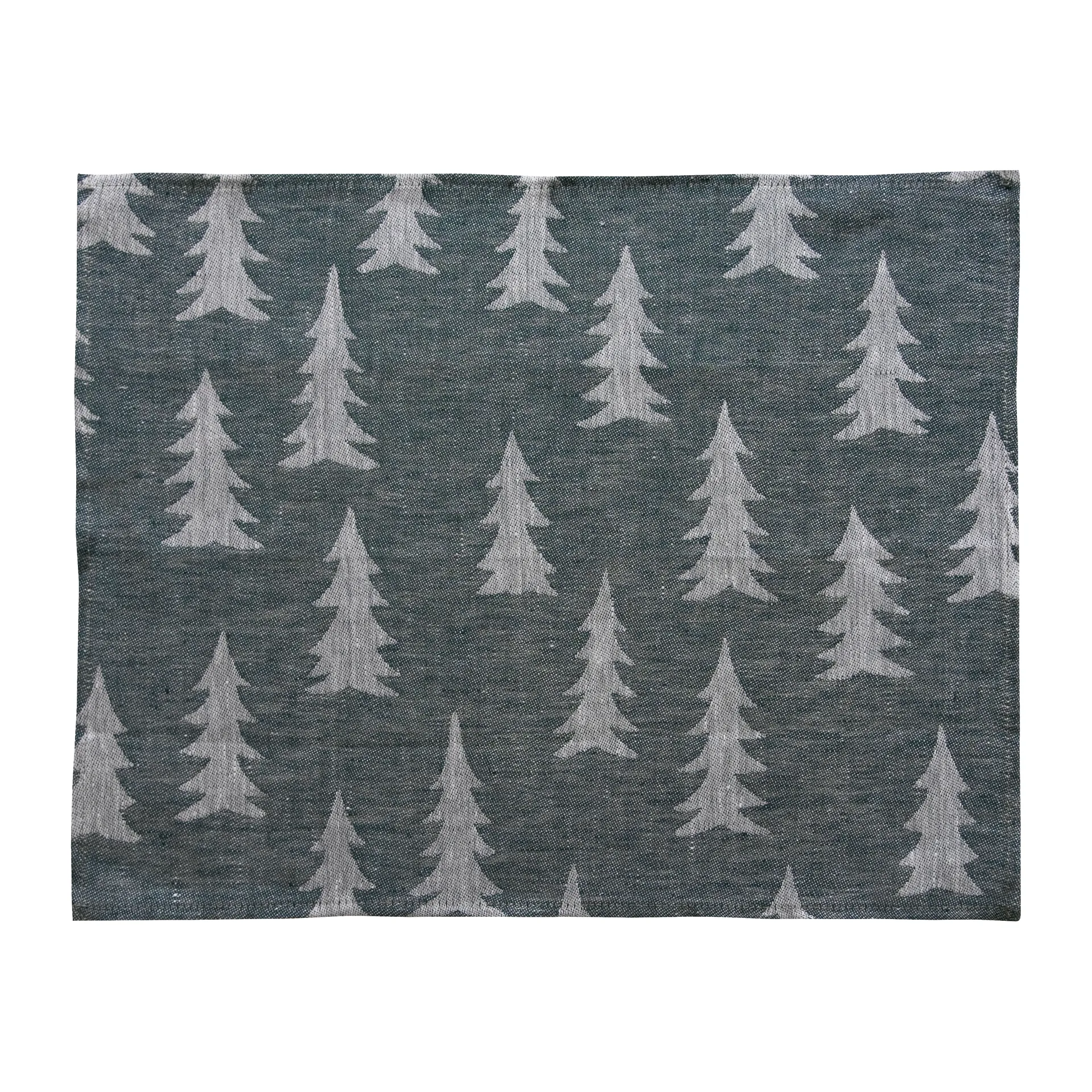 Mantel individual Gran 37x47 cm, verde-blanco Fine Little Day